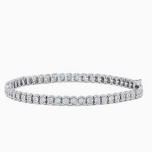 Effy sterling silver Diamond Tennis Bracelet